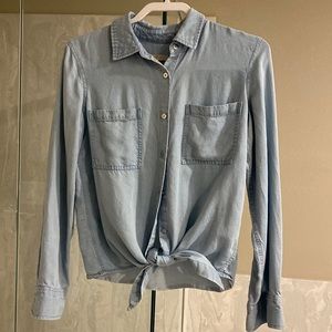 Chambray 7 for all mankind shirt